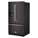  Germain Larivière French 3-Door Refrigerator with External Water and Ice Dispensing System KitchenAid KRFF577KBS-  Final sale - Open box IMAGE 4