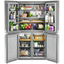  Germain Larivière 36-inch, 19.4 cu. ft. Counter-Depth 4-Door Refrigerator with PrintShield™ Finish KitchenAid KRQC506MPS- Finale sale -Floor sample IMAGE 3