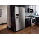  Germain Larivière 22.6 cu ft. Counter-Depth Side-by-Side Refrigerator with Exterior Ice and Water Dispenser KitchenAid KRSC703HPS- Final sale - Open box IMAGE 4