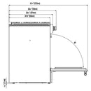  Germain Larivière 30-inch Freestanding Gas Range BLOMBERG BGR30420SS - Final sale - Open box IMAGE 4