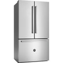  Bertazzoni 36-inch, 26.2 cu. ft. Counter-Depth French 3-Door Refrigerator with Ice Maker and Water Dispenser RFD36FZNX IMAGE 3