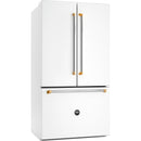  Bertazzoni 36-inch, 26.2 cu. ft. Counter-Depth French 3-Door Refrigerator with Ice Maker and Water Dispenser RFD36FZNW IMAGE 3
