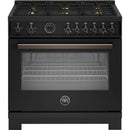 Bertazzoni 36-inch Freestanding Gas Range with 6 Burners PRO366BCFGMCAT IMAGE 1