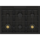  Bertazzoni 36-inch Freestanding Dual-Fuel Range with Air Fry Technology PRO366BCFEPCAT IMAGE 3