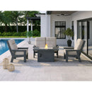  Germain Larivière Outdoor Seating Loveseats DSF292_14 Black IMAGE 2