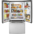  Germain Larivière 33-inch, 18.6 cu. ft. Counter-Depth French-Door Refrigerator GE GWE19JSLSS - Finale sale - Floor sample IMAGE 3