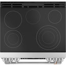  Germain Larivière 30-inch Slide-in Electric Range with Warming Drawer CAFE CCES700P2MS1- Final sale - Open box IMAGE 3