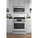  Germain Larivière 30-inch Slide-in Electric Range with Warming Drawer CAFE CCES700P2MS1- Final sale - Open box IMAGE 6