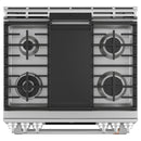  Germain Larivière 30-inch Slide-in Gas Range with Convection Technology CAFE CCGS700P2MS1- Final sale- Floor sample IMAGE 10