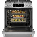  Germain Larivière 30-inch Slide-in Gas Range with Convection Technology CAFE CCGS700P2MS1- Final sale- Floor sample IMAGE 4