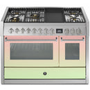  Steel Genesi 120, 48-inch Dual-Fuel Range with 5 Burners and Griddle GQY12SF-4TM-XX IMAGE 1