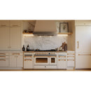  Steel Genesi 120, 48-inch Dual-Fuel Range with 5 Burners and Griddle GQY12SF-4TM-XX IMAGE 4