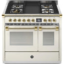  Steel Ascot 40-inch Dual-Fuel Range with 4 Burners and Griddle AQY10SF-4T-NA-O IMAGE 1