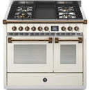 Steel Ascot 40-inch Dual-Fuel Range with 4 Burners and Griddle AQY10SF-4T-NA-B IMAGE 1