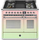  Steel Ascot 40-inch Dual-Fuel Range with 4 Burners and Griddle AQY10SF-4T-RAL IMAGE 1