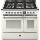  Steel Ascot 40-inch Dual-Fuel Range with 5 Burners AQY10SF-4M-NA-C IMAGE 1