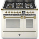  Steel Ascot 40-inch Dual-Fuel Range with 5 Burners AQY10SF-4M-NA-O IMAGE 1
