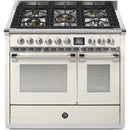  Steel Ascot 40-inch Dual-Fuel Range with 5 Burners AQY10SF-4M-NA-N IMAGE 1