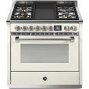  Steel Ascot 36-inch Dual-Fuel Range with 4 Burners and Griddle AQY9S-4T-NA-N IMAGE 1