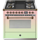 Steel Ascot 36-inch Dual-Fuel Range with 4 Burners and Griddle AQY9S-4T-XXX IMAGE 1
