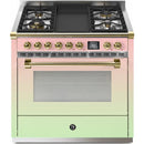  Steel Ascot 36-inch Dual-Fuel Range with 4 Burners and Griddle AQY9S-4T-RAL IMAGE 1