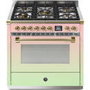  Steel Ascot 36-inch Dual-Fuel Range With 5 Burners AQY9S-4M-XXX IMAGE 1