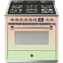  Steel Ascot 36-inch Dual-Fuel Range With 6 Burners AQY9S-6W-XXX IMAGE 1