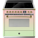  Steel Ascot 36-inch Induction Range with 5 Zones AQY9S-5FI-RAL IMAGE 1