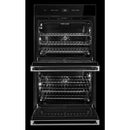  Germain Larivière Noir 30-inch 10.0 cu.ft. Built-in Double Wall Oven with MultiMode® Convection System JENNAIR JJW2830LM- Final sale - Floor sample IMAGE 4