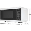  Sharp 0.7 cu. ft. Countertop Microwave Oven SMC0760KWC IMAGE 7