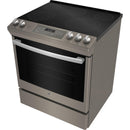  Germain Larivière 30-inch Slide-in Electric Range with Self-cleaning oven and steam clean option GE JCS840EMES- Final sale - Floor sample IMAGE 2