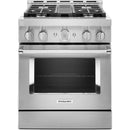  Germain Larivière 30-inch Freestanding Gas Range with Even-Heat™ True Convection KITCHENAID KFGC500JSS - Final sale - Floor sample IMAGE 1