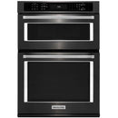  Germain Larivière 30-inch, 5 cu. ft. Built-in Combination Wall Oven with Convection KITCHENAID KOCE500EBS - Final sale - Floor sample IMAGE 1
