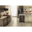  Germain Larivière 36-inch, 26.8 cu. ft. Freestanding French Door 3-Door Refrigerator with Exterior Ice and Water Dispensing System KITCHENAID KRFF507HBS- Final sale - Floor sample IMAGE 8