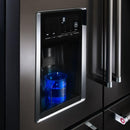  Germain Larivière 36-inch, 25.8 cu. ft. French 5-Door Refrigerator with Ice and Water KITCHENAID KRMF706EBS - Final sale - Floor sample IMAGE 4