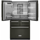  Germain Larivière 36-inch, 25.8 cu. ft. French 5-Door Refrigerator with Ice and Water KITCHENAID KRMF706EBS - Final sale - Floor sample IMAGE 2