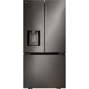  Germain Larivière 33-inch, 25 cu.ft. 3-Door French Door Refrigerator with Ice and Water Dispenser LG LF25H6330D -Finale sale - Open box IMAGE 1