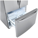 Germain Larivière 36-inch, 23 cu.ft. Counter-Depth French 3-Door Refrigerator with SmartDiagnosis® System LG LFCC22426S - Final sale - Open box IMAGE 5