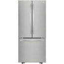  Germain Larivière 30-inch, 21.8 cu.ft. Freestanding French 3-Door Refrigerator with SmartDiagnosis™ Technology LG LRFNS2200S- Final sale - Floor sample IMAGE 1