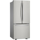  Germain Larivière 30-inch, 21.8 cu.ft. Freestanding French 3-Door Refrigerator with SmartDiagnosis™ Technology LG LRFNS2200S- Final sale - Floor sample IMAGE 2
