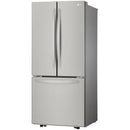  Germain Larivière 30-inch, 21.8 cu.ft. Freestanding French 3-Door Refrigerator with SmartDiagnosis™ Technology LG LRFNS2200S- Final sale - Floor sample IMAGE 3