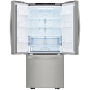  Germain Larivière 30-inch, 21.8 cu.ft. Freestanding French 3-Door Refrigerator with SmartDiagnosis™ Technology LG LRFNS2200S- Final sale - Floor sample IMAGE 4
