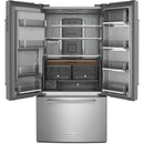  Germain Larivière 36-inch, 23.8 cu. ft. Counter-Depth French 3-Door Refrigerator with Ice and Water Dispensing System KITCHENAID KRFC704FPS -Final sale - Floor sample IMAGE 2