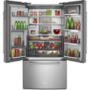  Germain Larivière 36-inch, 23.8 cu. ft. Counter-Depth French 3-Door Refrigerator with Ice and Water Dispensing System KITCHENAID KRFC704FPS -Final sale - Floor sample IMAGE 3