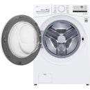  Germain Larivière 5.2 cu. ft. Front Loading Washer with 6Motion™ Technology LG WM3400CW- Finale sale - Floor sample IMAGE 4