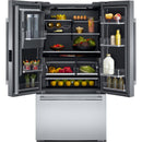  JennAir 36-inch, 23.84 cu. ft. Counter-Depth French 3-Door Refrigerator with Water and Ice Dispensing System JFFCCE72SL IMAGE 2