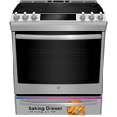  Germain Larivière 30-inch Slide-in Electric Range with True European Convection Technology GE PCS940YMFS -Final sale - Floor sample IMAGE 6