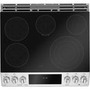  Germain Larivière 30-inch Slide-in Electric Range with True European Convection Technology GE PCS940YMFS -Final sale - Floor sample IMAGE 2