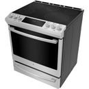  Germain Larivière 30-inch Slide-in Electric Range with True European Convection Technology GE PCS940YMFS -Final sale - Floor sample IMAGE 4