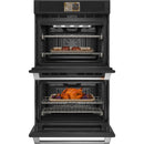  Couleur_Noir --  Café 30 inch, 10.0 cu. ft. Built in Double Wall Oven with True European Convection IMAGE 3